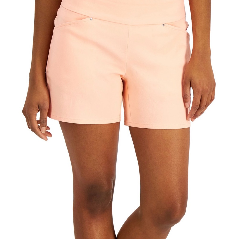 INC International Concepts Women's Mid Rise Pull-On Shorts - Picture 2 of 7